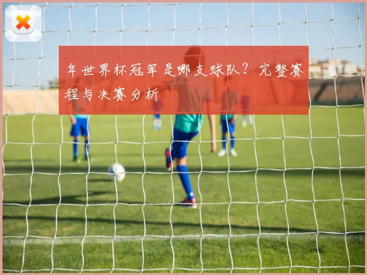 年世界杯冠军是哪支球队？完整赛程与决赛分析